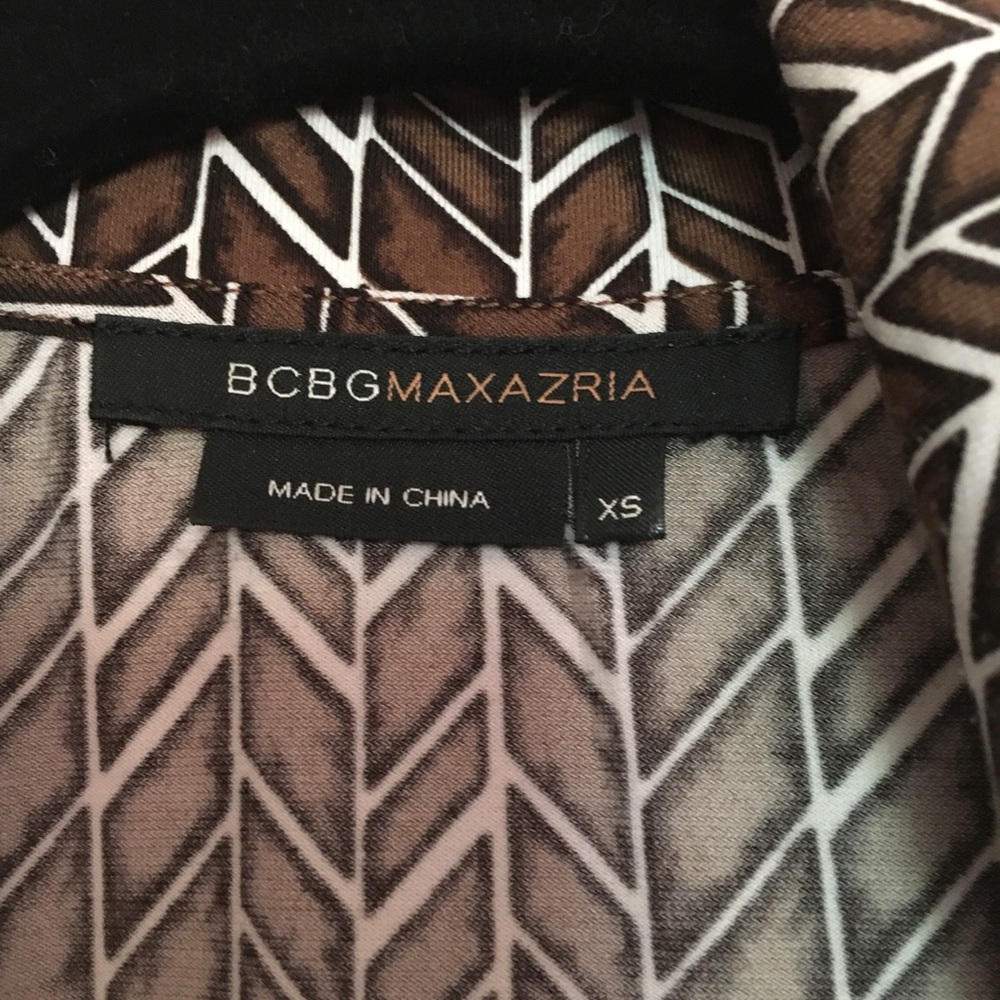 NWOT BCBG MAX AZRIA Print Wrap Dress - Picture 7 of 7